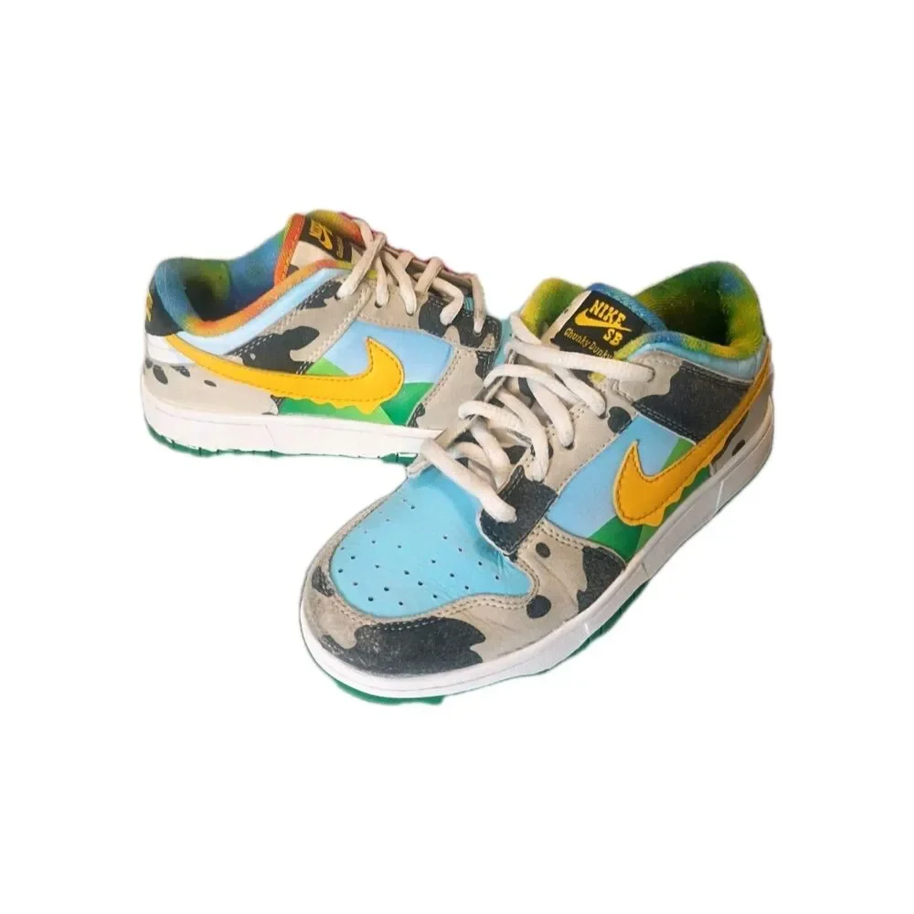 Nike Sb Low Chunky Dunks Size 2.5 Youth Ben And Jerry's PS CU3244-100 Rare Shoes